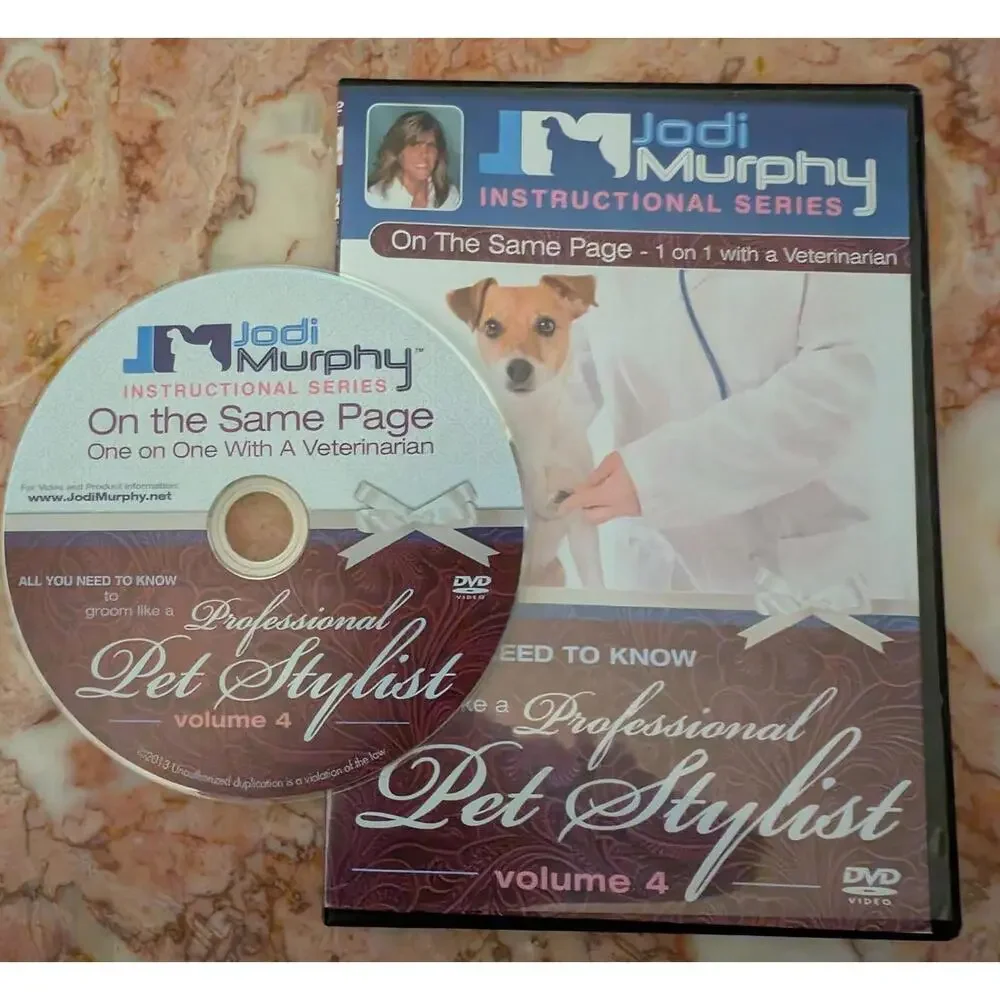 Jodi Murphy Instructional DVD Volume 4 Professional Pet Stylist Veterinarian